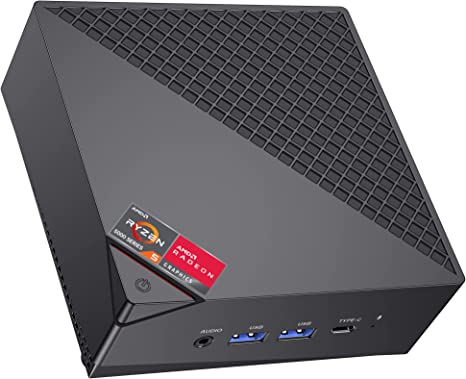 Mini Gaming PC, AMD Ryzen 7 4800U (8C/16T, up to 4.2Ghz) 16GB DDR4 512GB SSD Mini PC Windows 11 Pro, 4K@60Hz Triple Display Mini Desktop Computers Portable WiFi 5 BT 4.2, Support Auto Power On