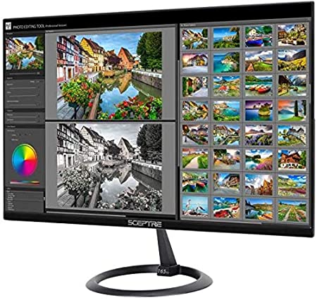 Sceptre New 25" 165Hz 144Hz 1ms Gaming LED Monitor 2X HDMI 1x DP(DisplayPort), Machine Black 2020