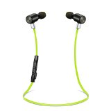 Vtin Sports Headphones Bluetooth 41 Noise Isolating Wireless Headset w Microphone Light-weight for iPhone 6s 6s Plus Galaxy S6 S5 and Other Bluetooth Enabled Phones