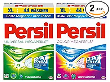 Persil Megapearls Combo Set Color & Universal (3.25 Kg / 44 WL Each)