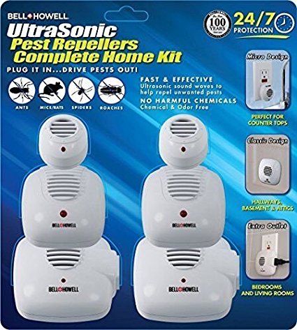 Bell & Howell Multi Ultrasonic Pest Repeller Complete Home Kit