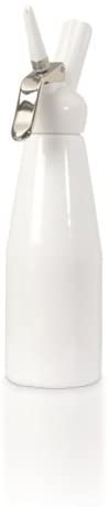 Whip-It! Brand Professional 1-Liter Anodized Dispenser with High Impact Head, White