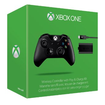 Xbox One Wireless Controller and Play and Charge Kit Without 35 millimeter headset jack