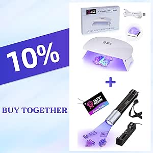 LET'S RESIN Mini UV Light and UV Flashlight Bundle