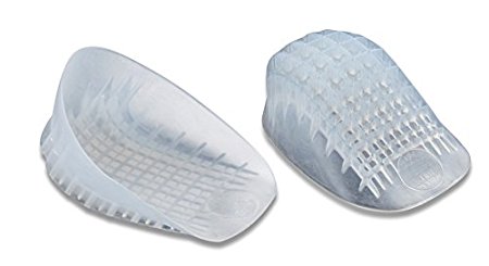 TuliGEL Heavy Duty Heel Cups - Extra Comfort & Extra Cushion for Sever’s Disease, Plantar Fasciitis, & Heel Protection (Regular, Under 175lbs)