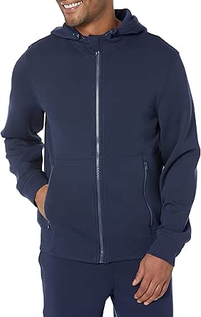 Amazon Essentials Men's Active Sweat Zip Through Hoodie (Available in Big & Tall)