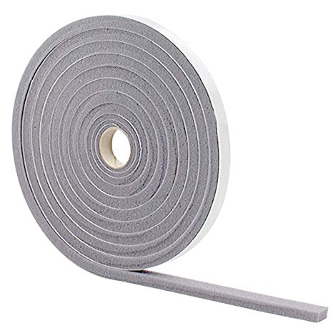 M-D Building Products 2113 Low Density Foam Tape, 1/2 by 3/4-Inch by 17 Feet, Gray