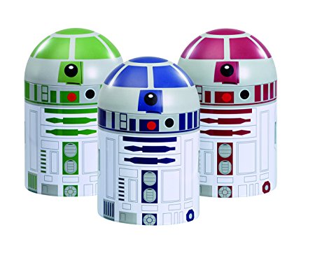 Underground Toys Star Wars Home Kitchen Storage Set Droid Toy (3 Pack)