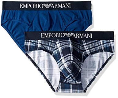 Emporio Armani Men's Pattern Mix 2-Pack Brief