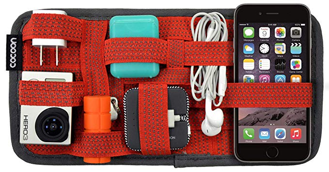 Cocoon CPG5RD GRID-IT! Accessory Organizer - Small 10.25" x 5.125" (Racing Red)