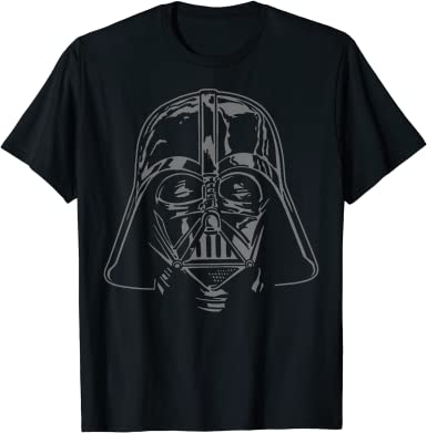 Star Wars Darth Vader Helmet Graphic T-Shirt