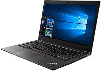 Lenovo ThinkPad T480s Windows 10 Pro Laptop - Intel Core i5-8250U, 8GB RAM, 256GB PCIe NVMe SSD, 14" IPS FHD 1920x1080 Matte Display, Fingerprint Reader, 4G LTE WWAN, Black