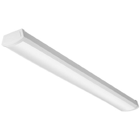 Lithonia Lighting FMLWL 48 840 LED Wrap Light, White, 4'