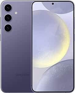 AI Enabled Samsung Galaxy S24  5G (Unlocked, CAD Version & Warranty) - Cobalt Violet 512GB, 120 Hz AMOLED Display, 50MP Camera, 8K Video, Nightography (Renewed)