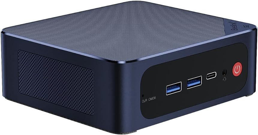 Beelink SEi12 Mini PC, i5-12450H 10-Core 12-Thread up to 4.40GHz, 16G RAM 1TB PCIe 4.0 SDD, 4K Dual Display, WiFi6 Bluetooth 5.2, USB3.0 Type-C, WOL/Auto Power On, Innovator Mini Desktop PC