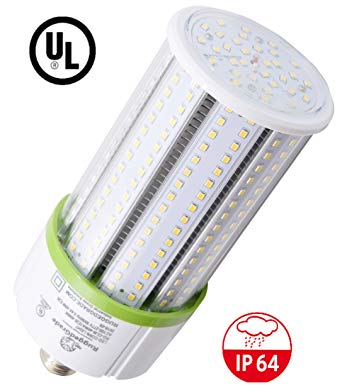 40 Watt LED Bulb - Standard E26 Base – 4,800 Lumens- 3000K/2700K -Replacement for Metal Halide, HID Or CFL - High Efficiency 130 Lumen/watt - 360 Degree Lighting - LED Corn Light Bulb