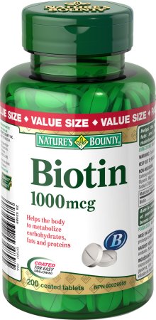 Natures Bounty Biotin 1000mcg 200 Count