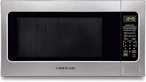 Farberware FMO22ABTBKAD1 Microwave Oven, 2.2 Cu. Ft, Stainless Steel