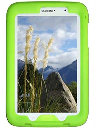 Bobj Rugged Case for Samsung Galaxy Note 8 Tablet, Model GT-N5100, GTR-N5110, GT-N5120 - BobjGear Custom Fit - Patented Venting - Sound Amplification - BobjBounces Kid Friendly (Gotcha Green)