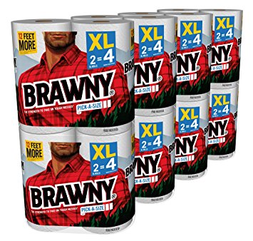 Brawny Paper Towels, Pick-A-Size, 16 XL Rolls