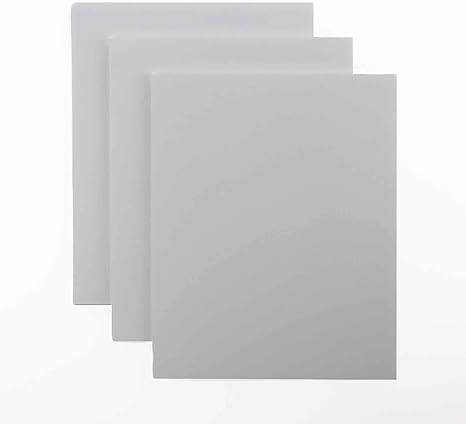 11x17 White Foam Boards 3/16" White Foam Core for Picture Frame Backings & Craft Projects Pack of 10