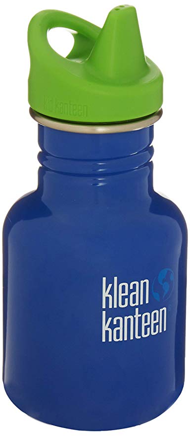 Klean Kanteen Kid Kanteen Classic Sippy Single Wall Stainless Steel Kids Water Bottle with Sippy Cap