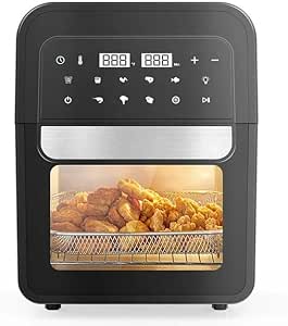 Air Fryer, 8-in-1 Air Fryer Oven, 6.5 Quart Air Fryer, 1400 W Electric Hot Airfryer Oven with Digital Touch Screen