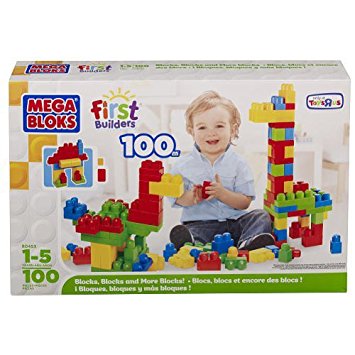 Mega Bloks First Builders 100Count. Block Set (packaging may vary)