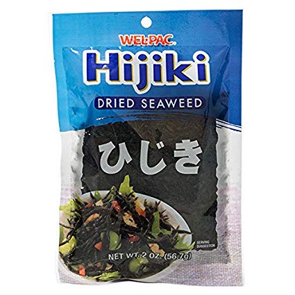 Wel-pac Hijiki (Dried Seaweed) 2 Oz.