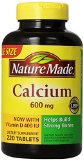 Nature Made Calcium 600 Mg with Vitamin D3 Value Size 220-Count