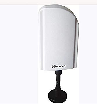 Polaroid Amplified Indoor/Outdoor HDTV Antenna, White