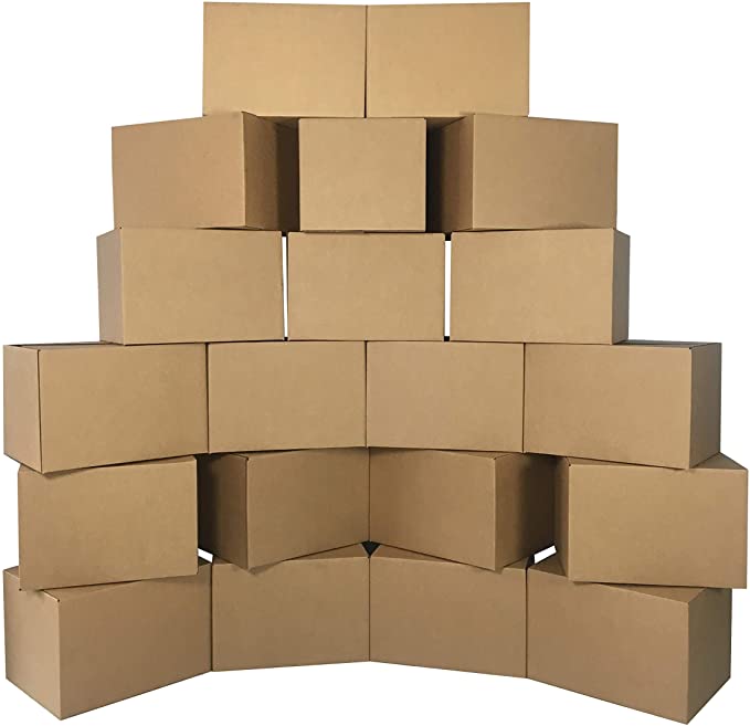 uBoxes Medium Cardboard Moving Boxes (20 Pack) 18 x 14 x 12-Inch