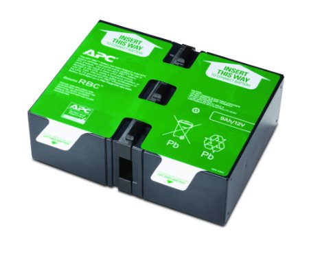 APC APCRBC124 UPS Replacement Battery Cartridge for BR1300G, BR1500G, SMC1000-2U and select others