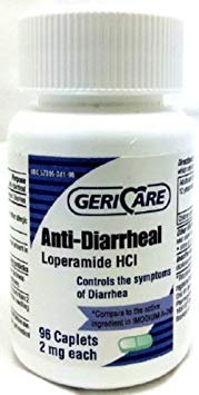 McKesson Brand - Anti-Diarrheal - 2 mg Strength Caplet - 96/Bottle - McK