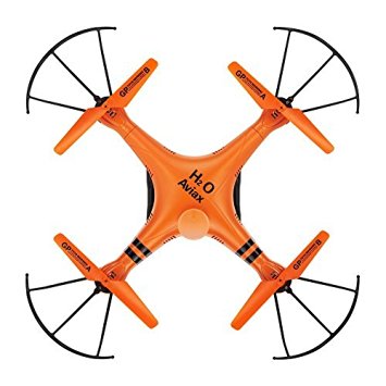 Hosim Aviax H2O waterproof Drone Headless Mode 2.4GHz 6Axis Gyro Quadcopter RC Explorers LED flashing lights support DIY(Orange)