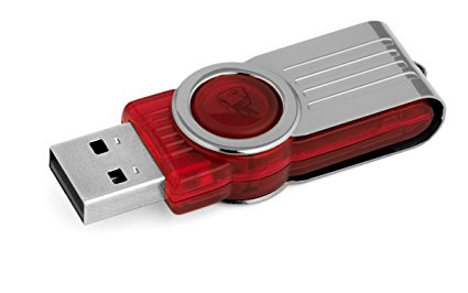 Kingston Datatraveler 101 Gen 2 With urDrive 8GB USB 2.0 (Red)