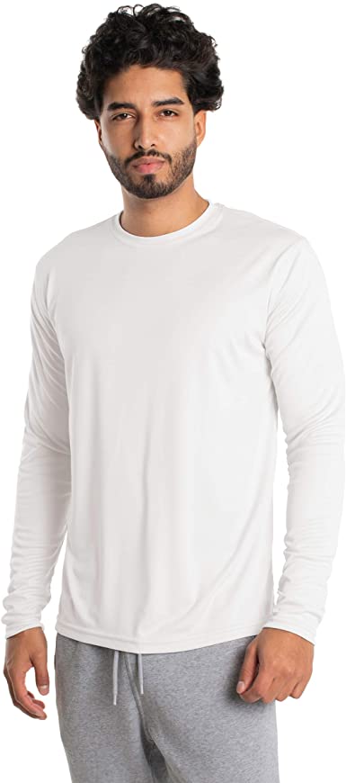 Vapor Apparel Men’s UPF 50  UV Sun Protection Long Sleeve Performance T-Shirt for Sports and Outdoor Lifestyle