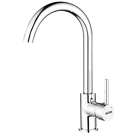 ALTON ICE6525 Brass Single Lever Sink Mixer with Swivel Spout (Chrome)