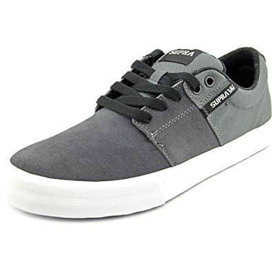 Supra Stacks Vulc II Sneaker Charcoal/White 8.5 D(M) US