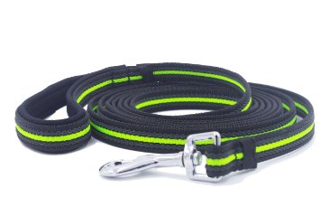 YOGADOG - Durable 10 Ft to 50 Ft Dog Traking / Training Lead Leash - Long lead with Padded Handle - Special non-slip design - For any szie of dogs