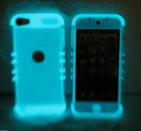 iPod Touch 5th 6th Gen Cover Case Transparent Clear Glow Shock Resistant Hybrid