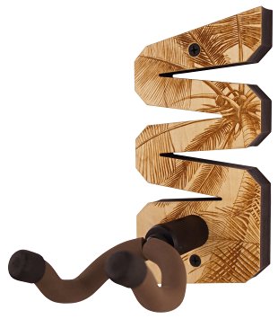 Guitar Hanger / Laser Cut & Engraved Artistic Guitar Hanger (BRAND NEW ON AMAZON) These wood guitar hangers are great for acoustic, electric and classical guitars! Solid maple or walnut and a beautiful engraved design! MADE IN USA (Peace - Maple)