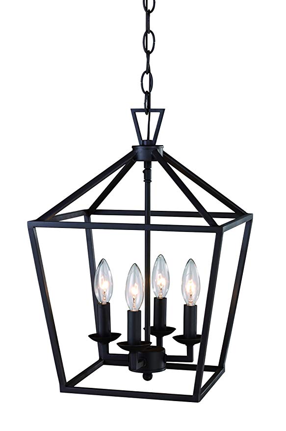 Trans Globe Lighting 10264 ROB Indoor Lacey 12" Pendant, Rubbed Oil Bronze