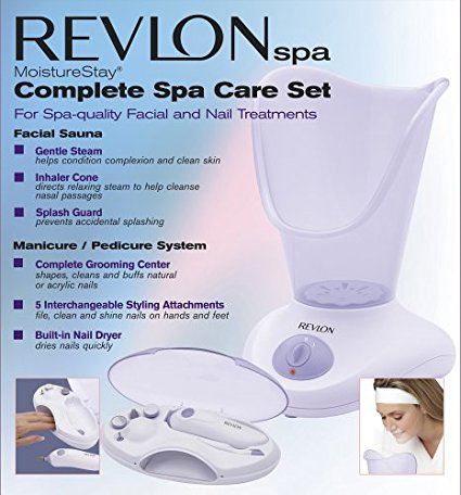 Revlon RVS1223PK1 Moisture Stay, Nail/Facial Kit, White