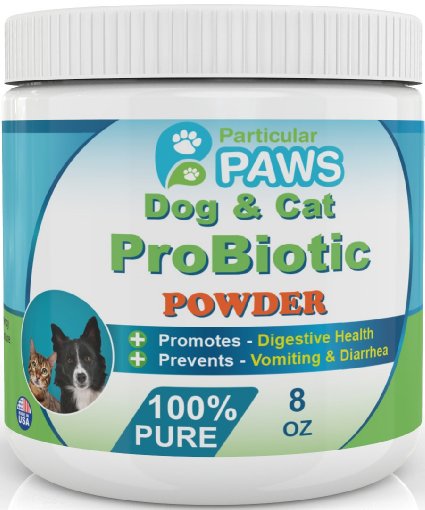 Probiotics for Dogs and Cats - Powder for Digestion Diarrhea Relief Regularity Promotes Immune System and Digestive Health - 8 oz