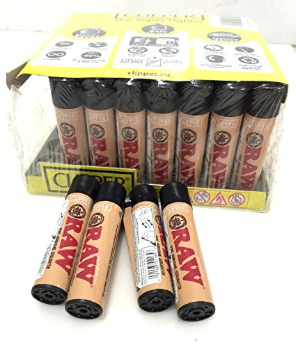 Clipper Raw Refillable Lighters 4/8/12/25/50 (12)