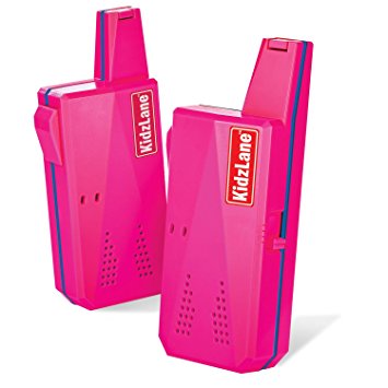 Kidzlane Durable Walkie Talkies for Girls, Easy To Use and Kids Friendly 2 Mile Range, 3 Channel