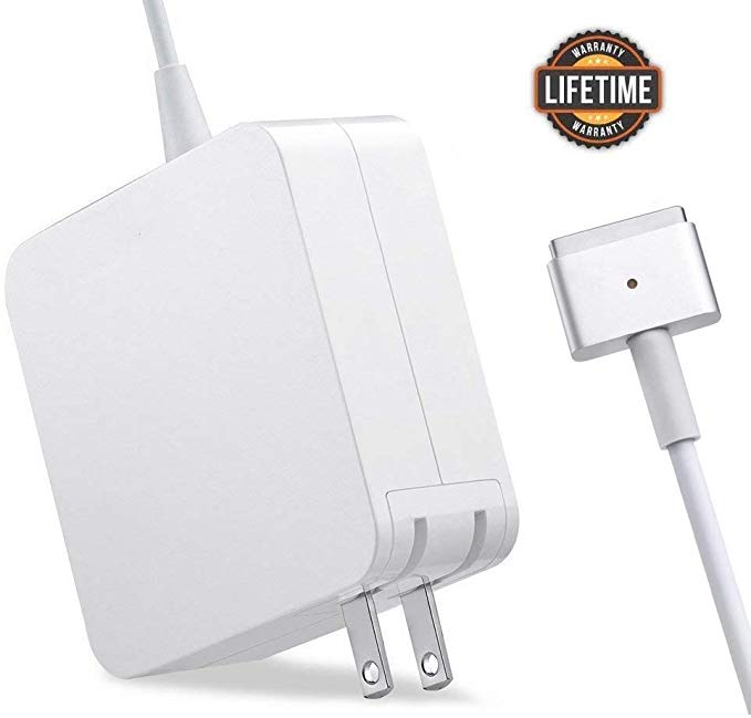 Mac Book Pro Charger, 60W Magsafe 2 T-tip Power Adapter Charger Compatible with MacBook Pro 13 Inch(2012-2015)