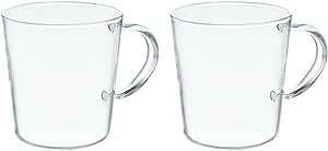 Hario "Straight" Glass Mug Set, 300ml, 2pcs