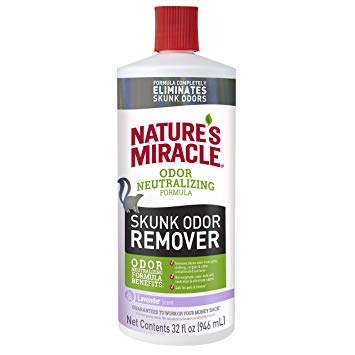 Nature’s Miracle Skunk Odor Remover, Odor Neutralizing Formula, Removes Skunk Odor from Pets, Carpets, Clothing and More